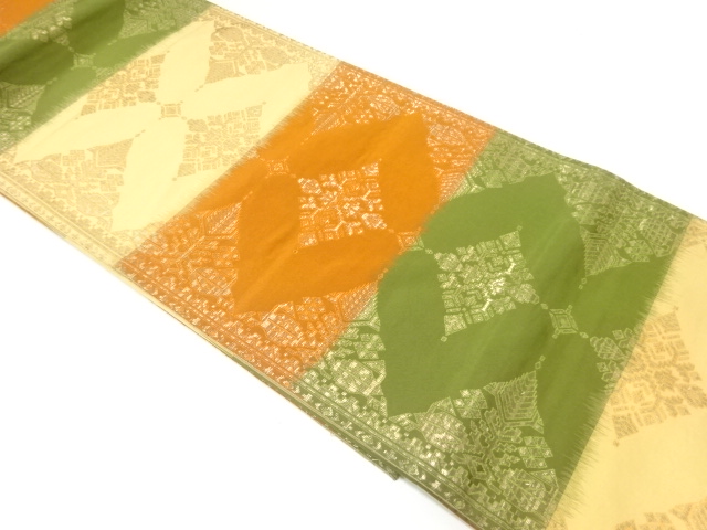 JAPANESE FUKURO OBI / WOVEN FLORAL SARASA